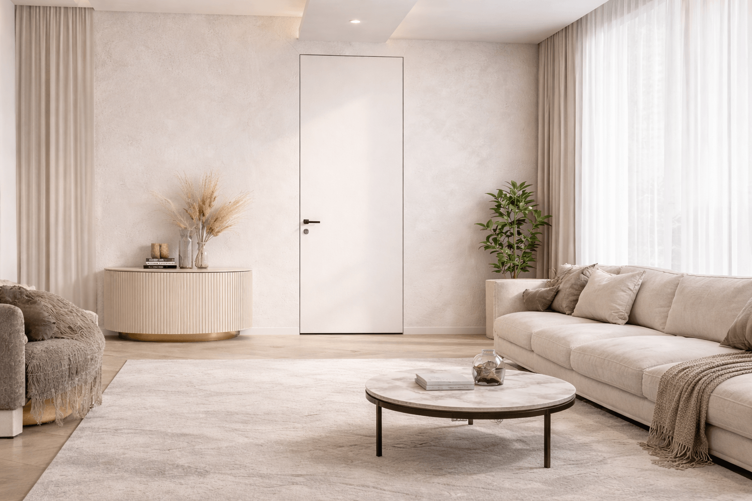 Միջսենյակային դռների տեղադրում